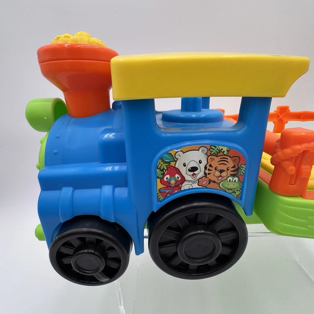 2017 Fisher-Price Little People Choo-Choo Zoo Train With Sounds TESTED & WORKING